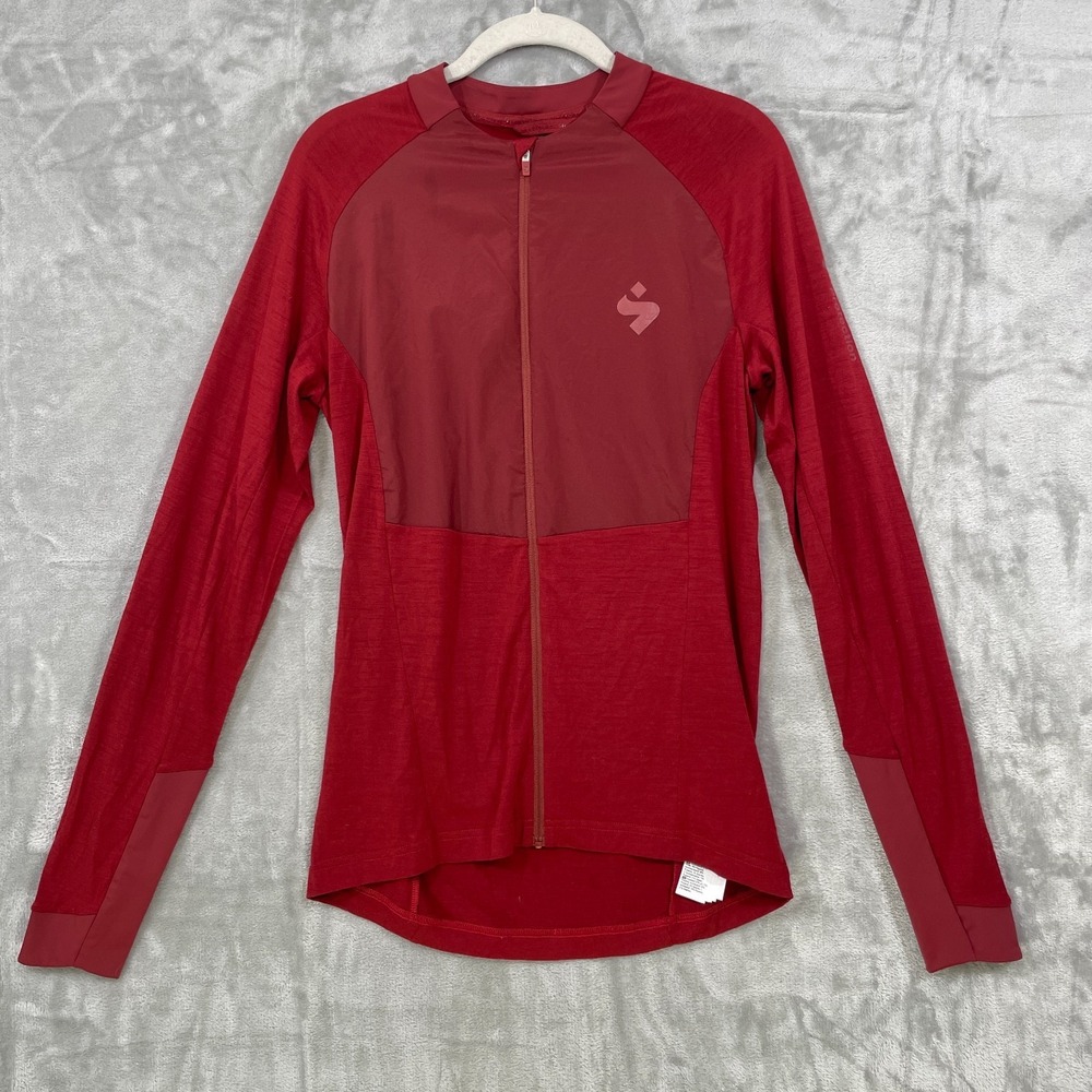 Sweet Protection Men's S‎ Wool Blend Full Zip Light Jacket Rusty Red Performance